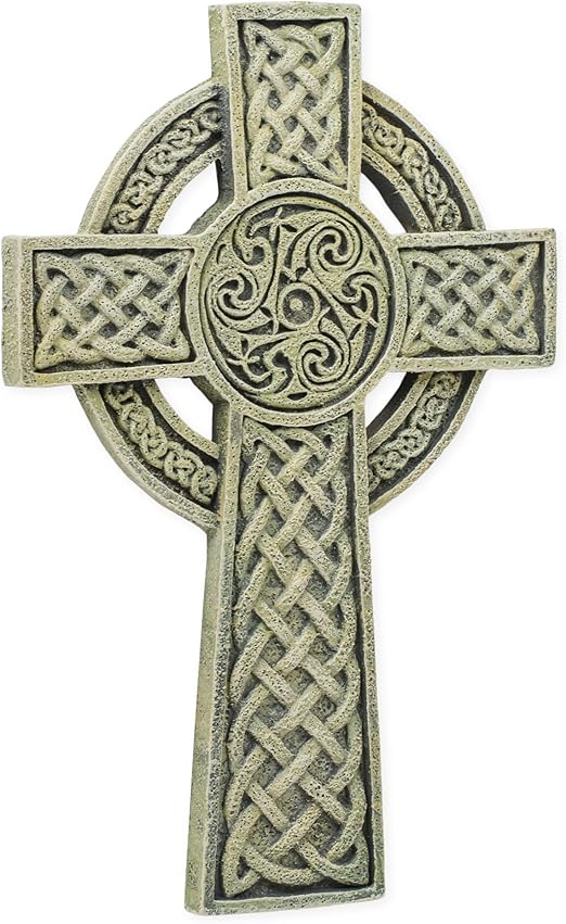 Amazon Com Celtic Grey 6 X 9 5 Inch Resin Stone Decorative