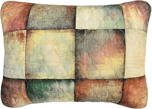 Amazon Com Pillow Sham Wood Patch By Donna Sharp Lodge