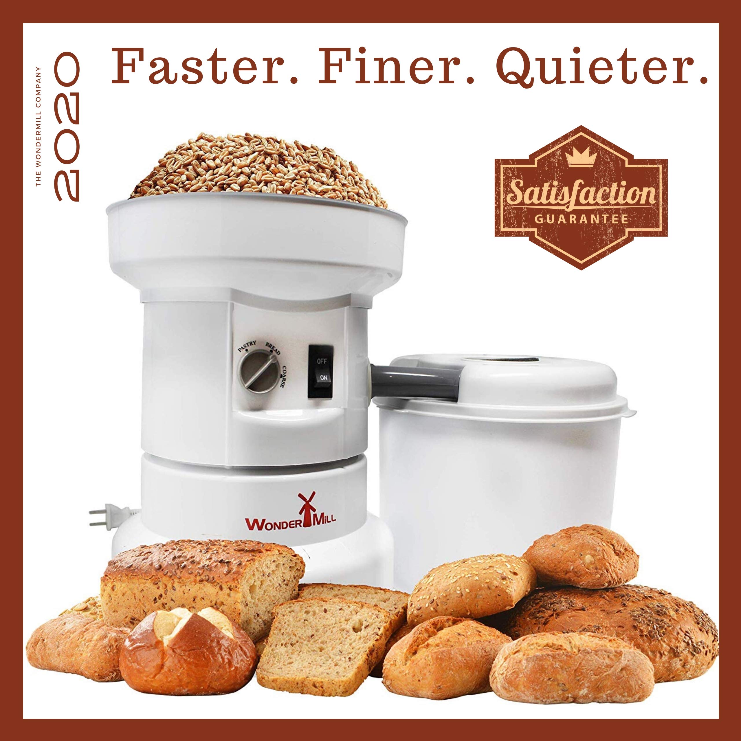 Powerful Electric Grain Mill Grinder for Home and Professional Use