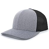 Pacific Headwear Unisex-Adult Heather Trucker Snapback Cap
