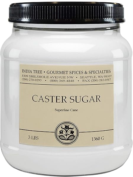 INDIA TREE CASTER SUGAR, 3 POUND