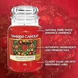 Yankee Candle Red Apple Wreath Large Jar Candle 150 Hour Burn Time view 5