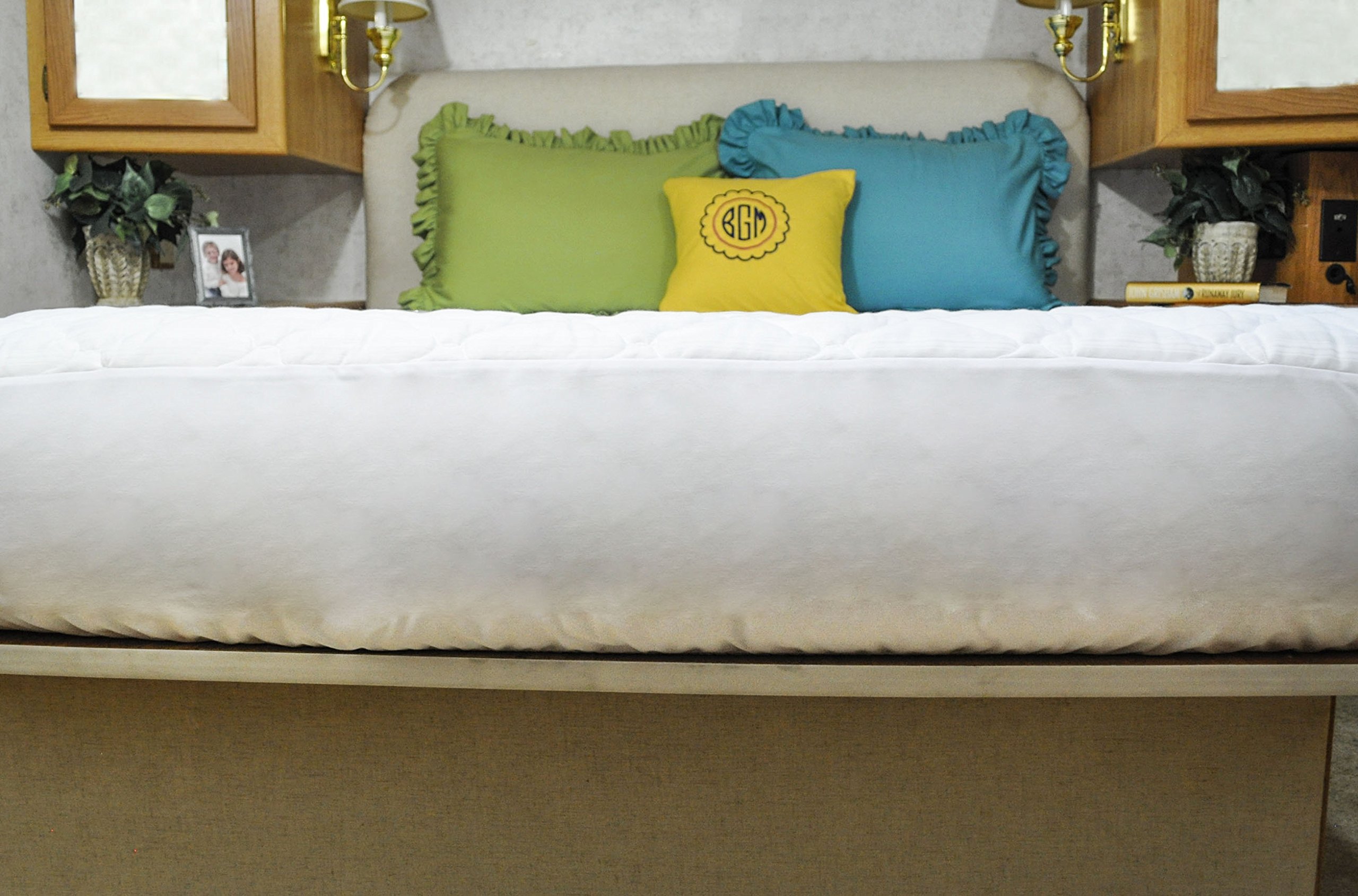 AB Lifestyles Short Queen Mattress Pad USA MADE Mattress Cover for