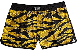 Zero Foxtrot Mens NoGi Jiu Jitsu, Fight Shorts, Gym, Workout, Running or Muay Thai
