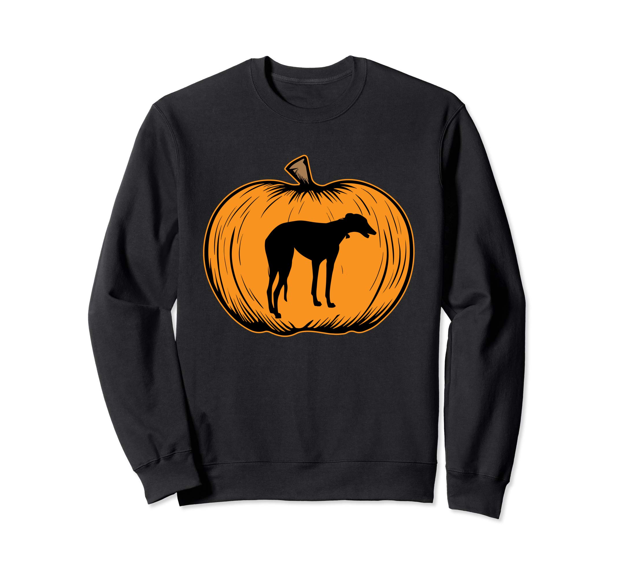Halloween Pumpkin Greyhound Dog-Dog Halloween Costume Sweatshirt