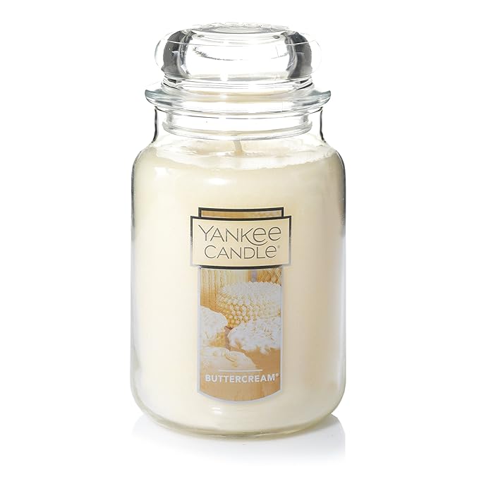 Yankee Candle Large Jar Candle, Buttercream Home & Kitchen