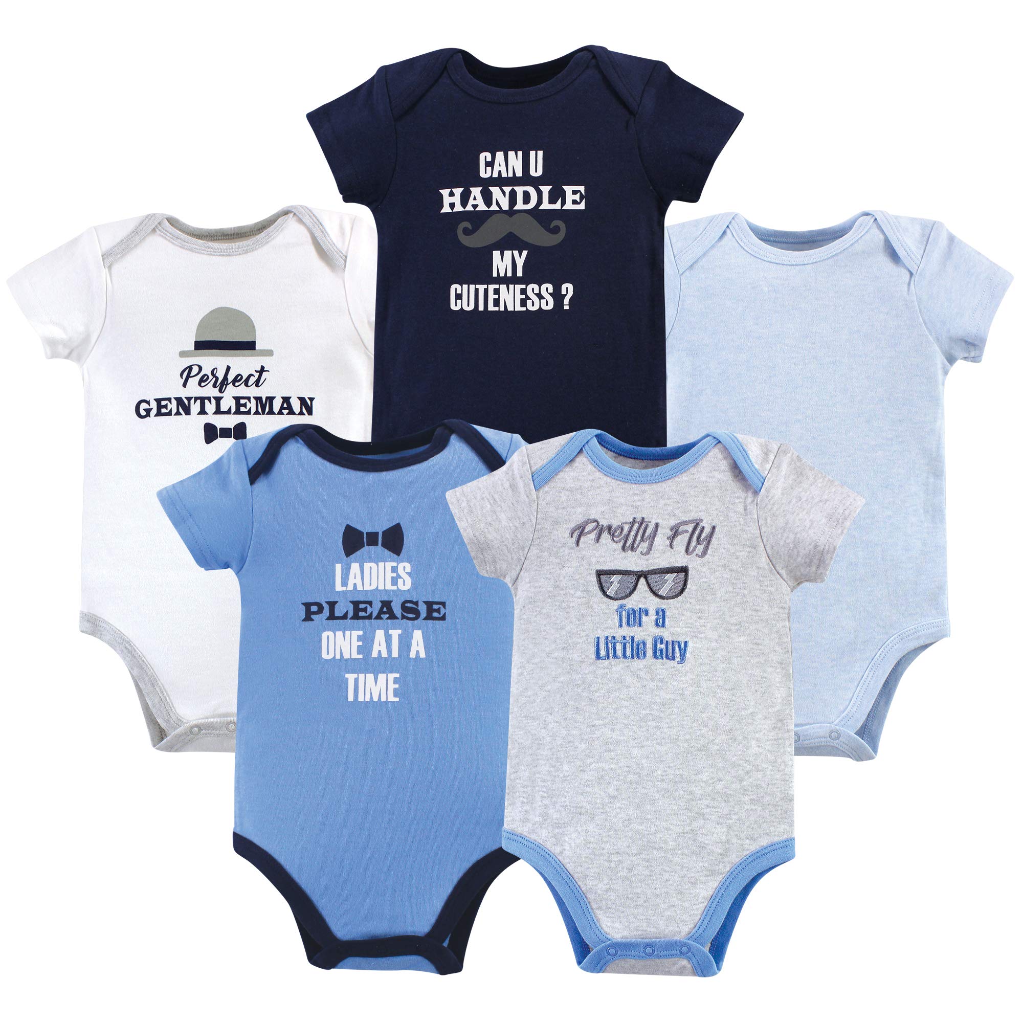 Luvable Friends Unisex Baby Cotton Bodysuits