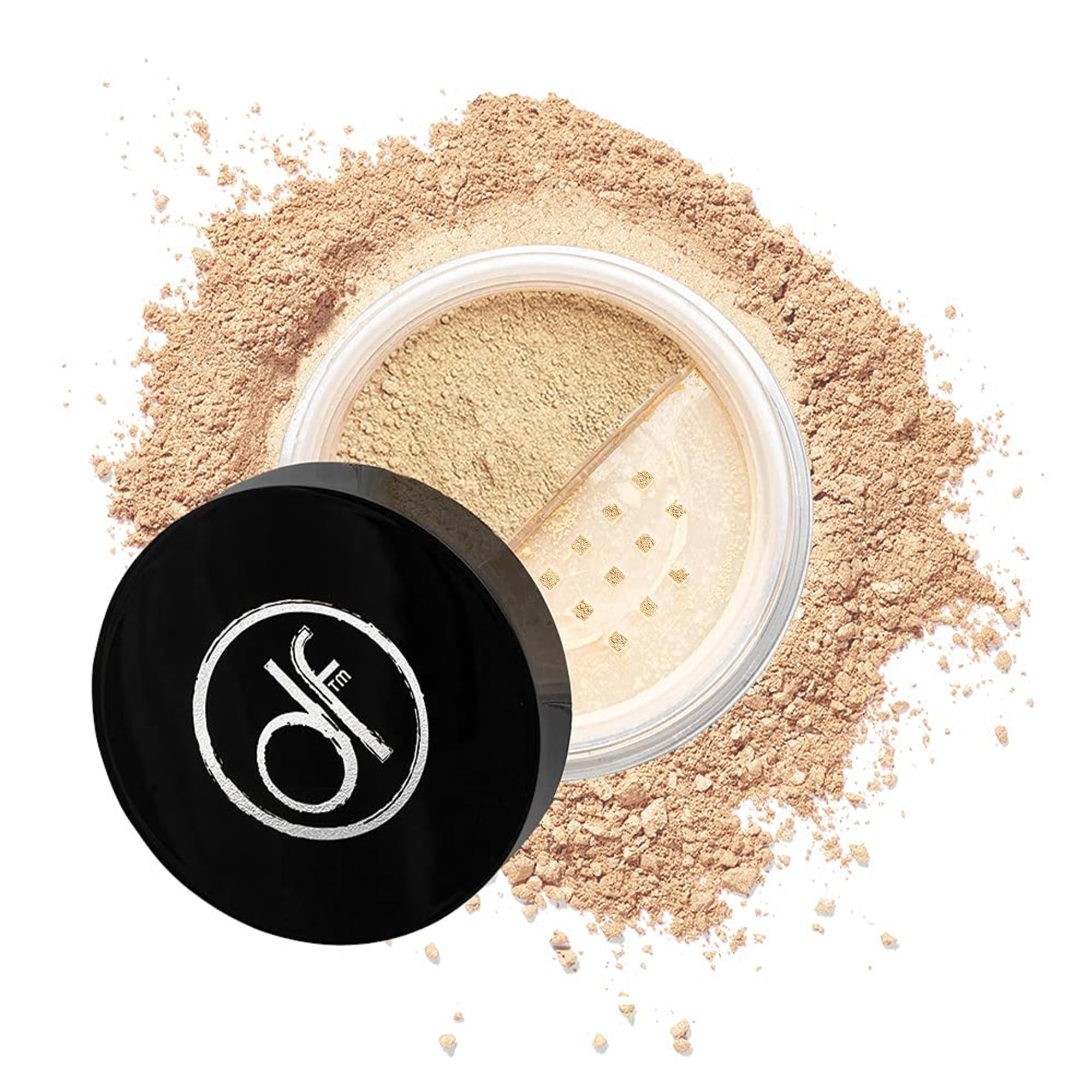 Dermaflage Mineral Powder Foundation - Full Coverage, Talc-Free & Lasting Matte Finish - Natural Ingredients with Antioxidants - Safe for Sensitive Skin & Made in USA