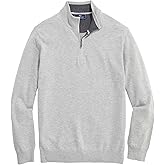Vineyard Vines Mens Boathouse Tipped Quarter-Zip Sweater