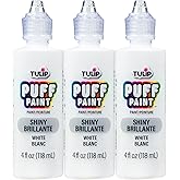 Tulip Puff Paint Slick White 4 Fl Oz (Pack of 3)