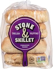 Stone & Skillet, Muffin English Cinnamon Raisin 4 Count, 10 Ounce