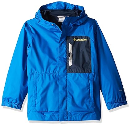 columbia navy blue rain jacket