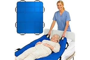 NurtureCare Upgraded 3-Layer Comfort Positioning Bed Pad with Handles Washable Waterproof Transfer Board for Turning Moving P
