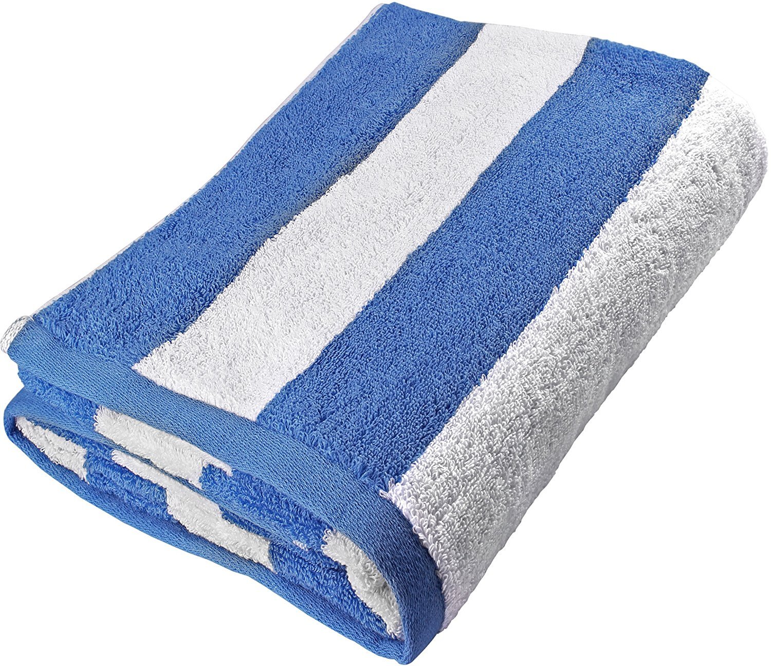 Utopia Towels Cabana Stripe Long Beach Towel Large Pool Towel 35 X 70 Inches Blue