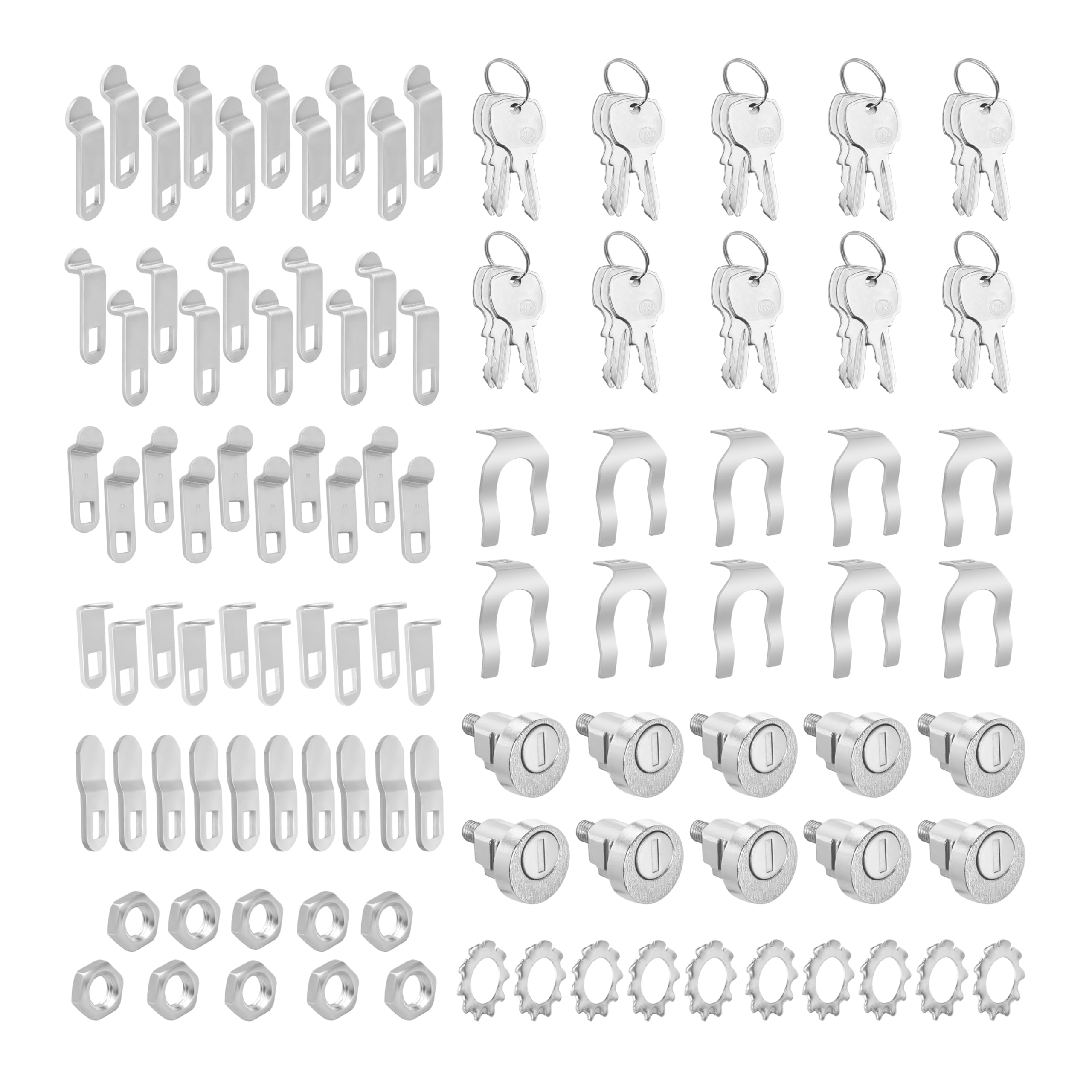 Photo 1 of L-1172C National Mailbox Lock C9100 with 3 Keys (Clockwise) -10 Pack