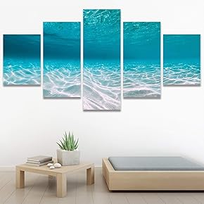 SIGNWIN 5 Panel Canvas Wall Art Modern Art...