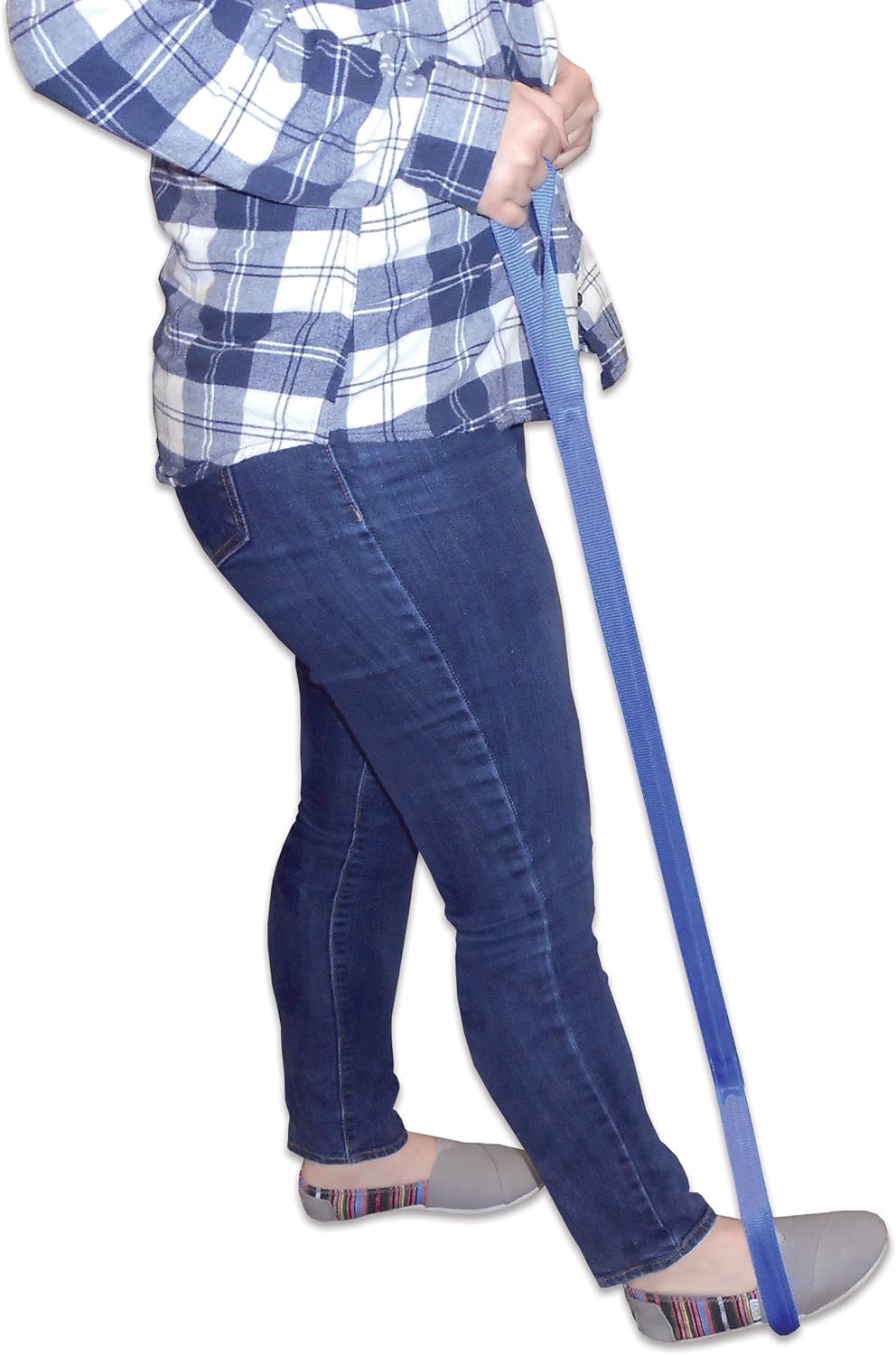 Rehabilitation Advantage Rigid Leg Lifter, Foot Loop & Hand Grip Band: Health & Personal Care