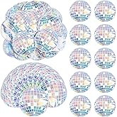 50 Pcs Disco Ball Bags Party Favors 5.9 x 5.9 inches Holographic Resealable Bags Recovery Kit Bachelorette Party for Easter Wedding Birthday Decoration Travel Packaging (Disco Ball)