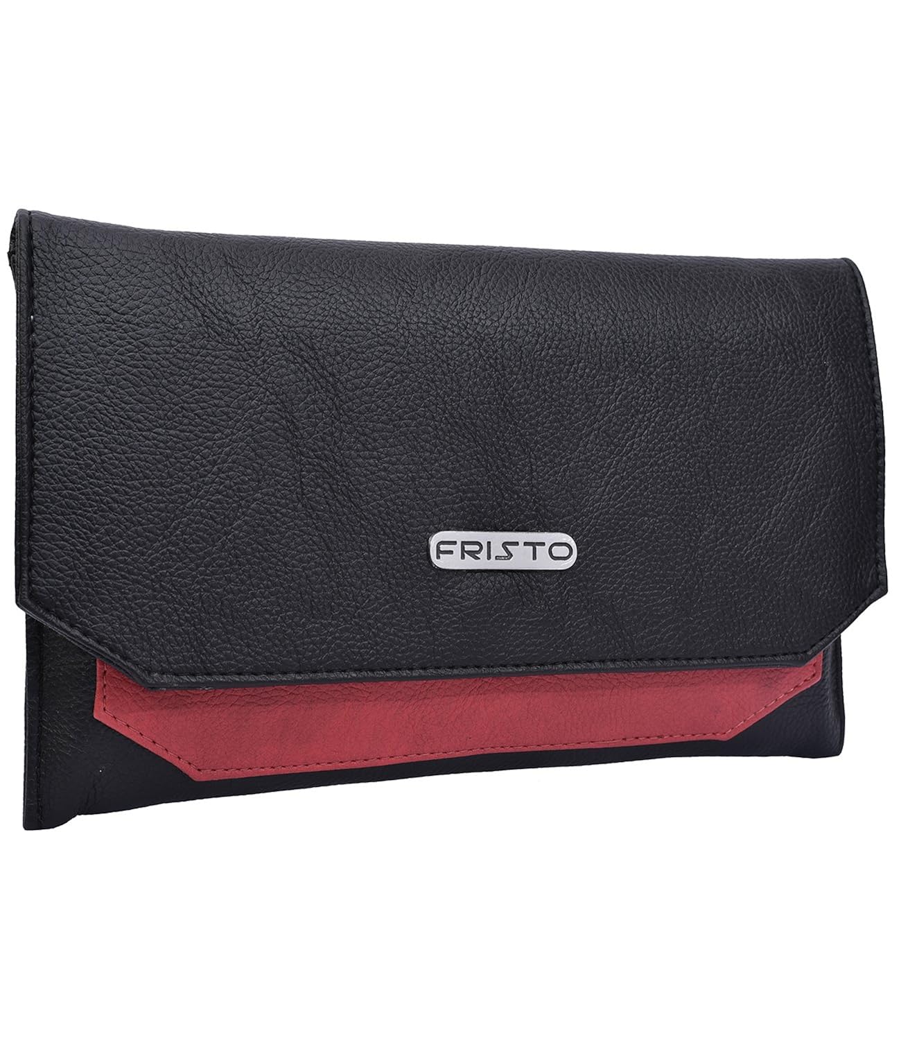 fristo women slingbag(frsb-149)black and red