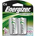 Energizer e2 C2 NiMH Rechargeable Batteries, C, 2/pack - Pack of 6 Total of 12 Batteries