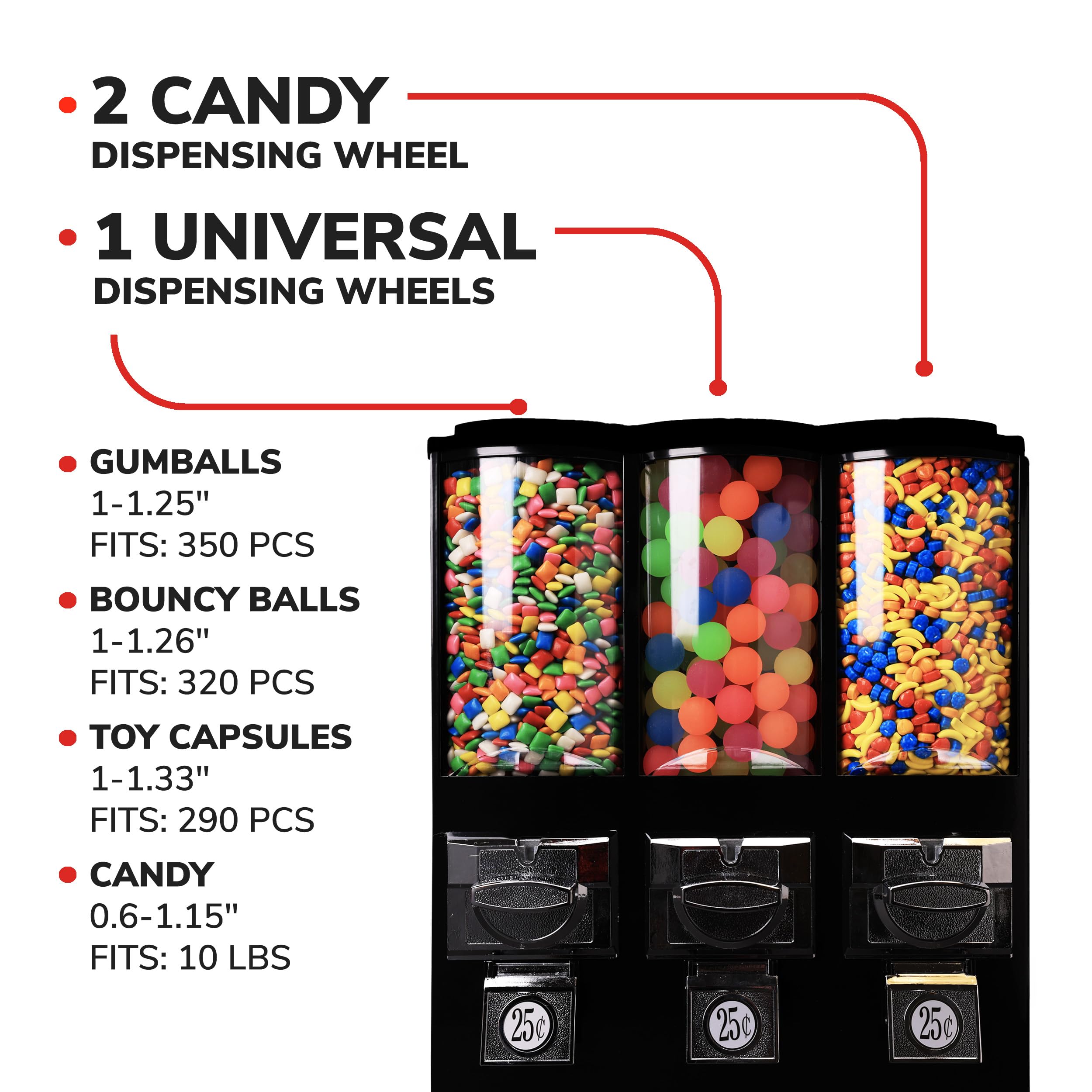 Mua Vending Machine - Commercial Gumball and Candy Machine with Stand ...