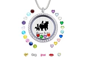 GOKING Mama Bear Floating Locket