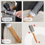 Olivia Garden Healthy Hair Bamboo Thermo-Ceramic Brush HH-33 33mm 50mm view 4