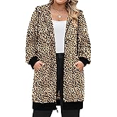 IN'VOLAND Women Plus Size Zip Up Hoodies Long Sleeve Tunic Sweatshirt Long Fleece Hoodie Jacket with Pockets