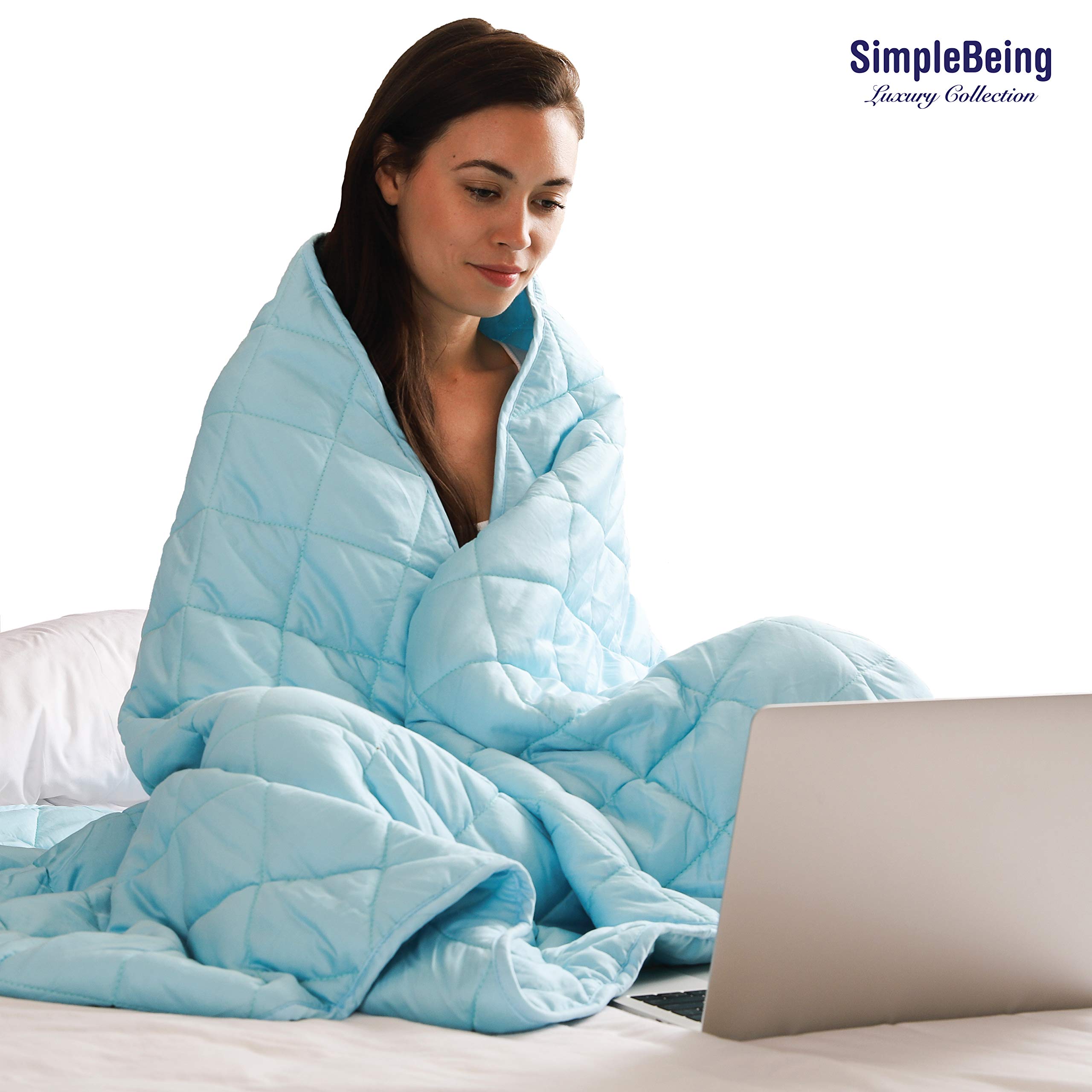 Buy Simple Being Weighted Blanket, 80x87 25lb, Patented 9 Layers Design
