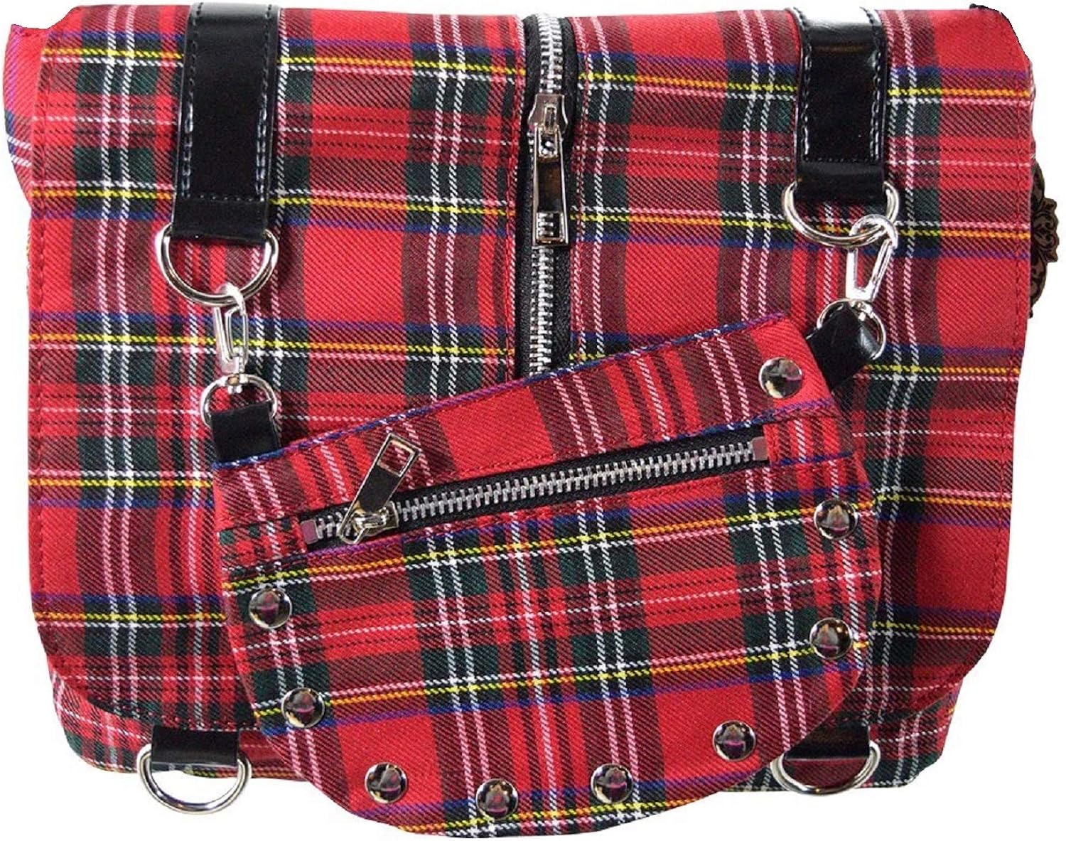 plaid crossbody bag