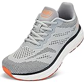 Slow Man Wide Toe Box Shoes for Men - Cushioned Road Running Shoe Non Slip Mens Walking Sneakers for Wide Feet Comfortable Athletic Gym Workout Sneaker