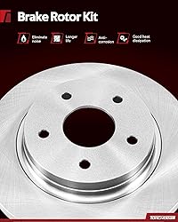 Torchbeam 54197 D1653 Front Ceramic Brake Pads and