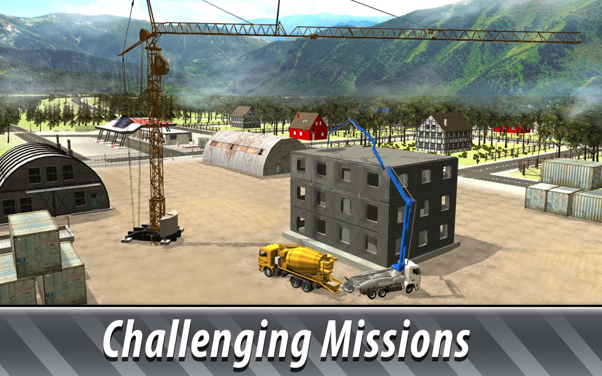 Skyscraper Construction Trucks