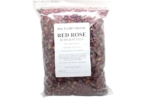 Our Earth's Secrets Red Rose Buds and Petals 1 Pound