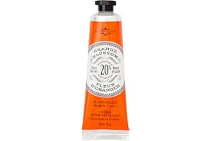 La Chatelaine 20% Shea Butter Hand Cream Travel Size, Organic Argan Oil, Moisturizing, Nourishing, Repairing, Extra-Rich Hand Lotion, Made in France, Paraben Free, 1 oz / 30ml (Orange Blossom)