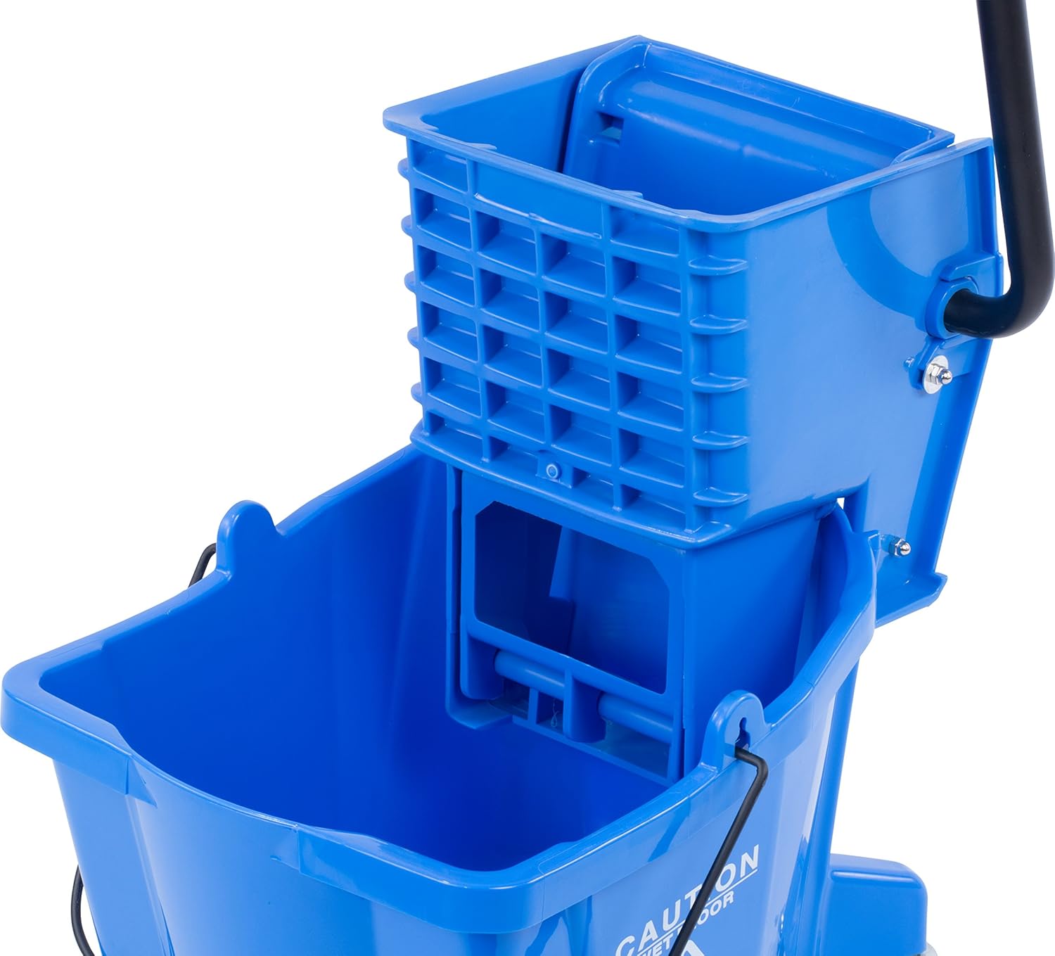 Carlisle 3690404 Commercial Mop Bucket With Side Press Wringer Yellow