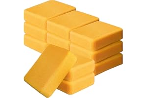 12 Pcs Cleaning Sponge Bulk 7.5 x 5.5 x 2 Inch Large Grouting Sponge Set Compressed Car Washing Sponge for Cleaning Dishes Ti