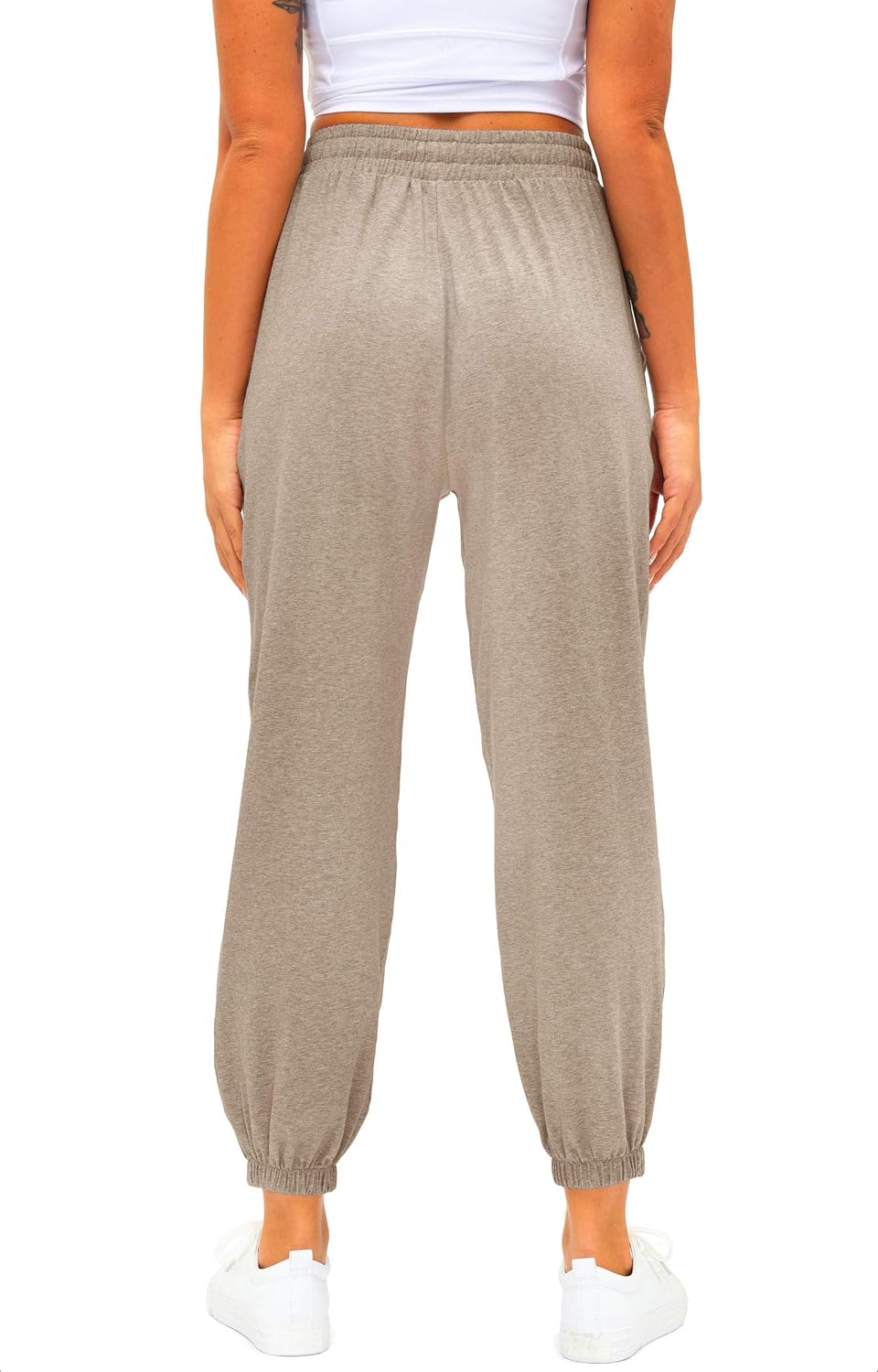 Women's Cotton Sweatpants High Waisted Pants with Pockets Athletic Fit Joggers for Women Lounge, Jogging at  Women’s Clothing store