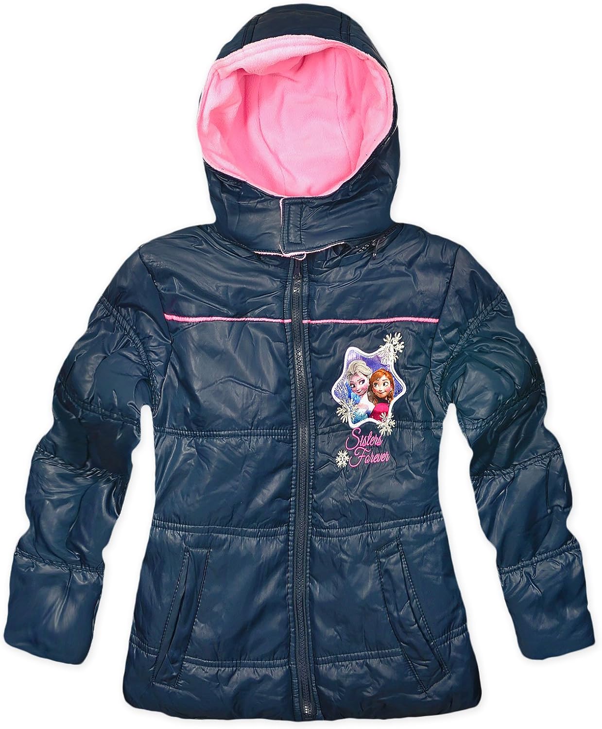 Girls Official Disney Princess Frozen Coat New Kids Winter Jacket