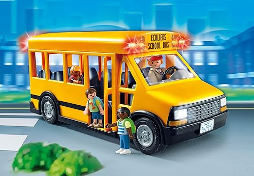 Playmobil School Bus Vehicle Playset in Oman Whizz Building Sets