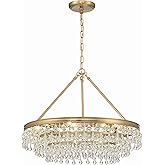 Crystorama Calypso 6 Light Vibrant Gold Chandelier