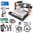 CNCTOPBAOS 3018-PRO 2 in 1 CNC Router Mini Engraver Machine with Module, XYZ Limit Switches and E-Stop, GRBL Control 3-Axis DIY Engraving Milling Cutting Wood PVC PCB Acrylic with Offline Controller