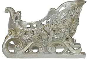 Northlight Christmas Sleigh Decoration - 9.75" - Champagne