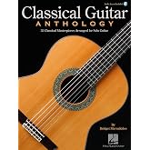 Classical Guitar Anthology Solo Guitar Sheet Music with Online Audio | 32 Classical Masterpieces by Bach, Beethoven, Mozart, Tchaikovsky, Vivaldi, and More | Guitar TAB and Standard Notation