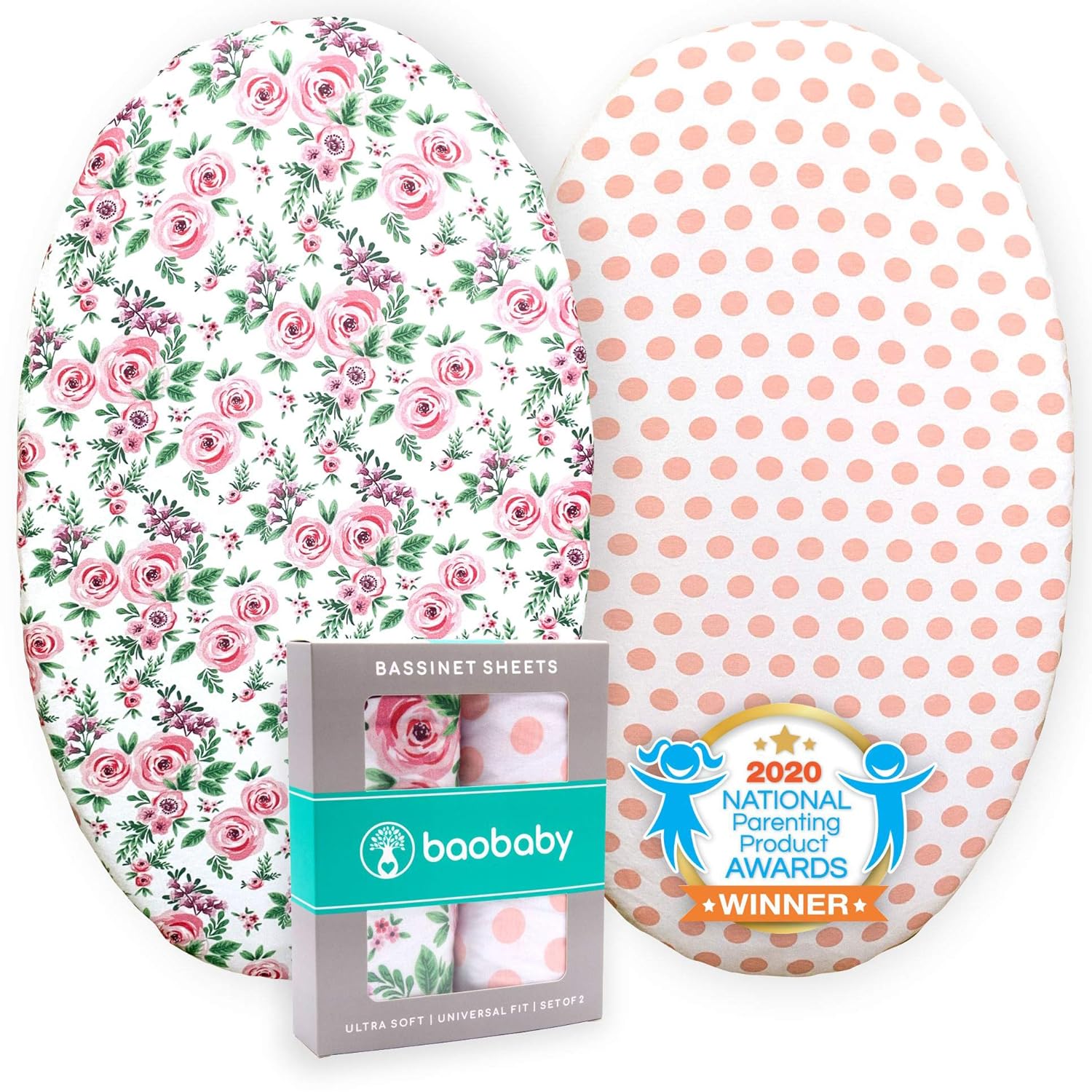 girl bassinet sheets