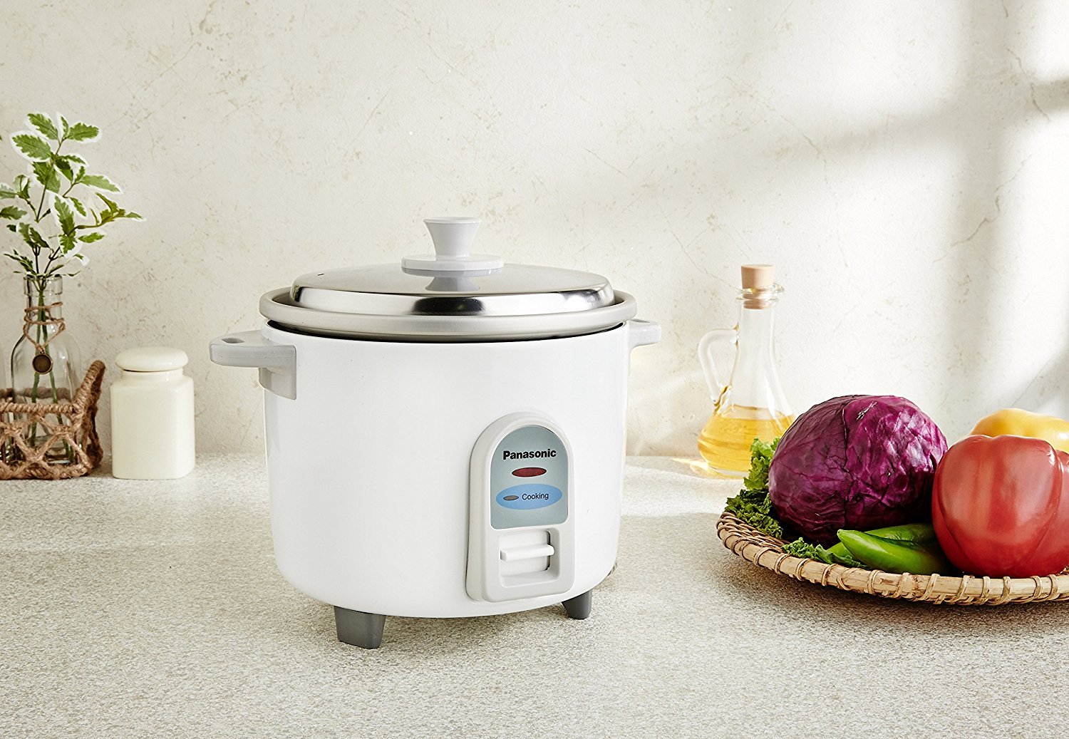 White Aluminium Rice Cooker, 500ml Panasonic Best Price With Best