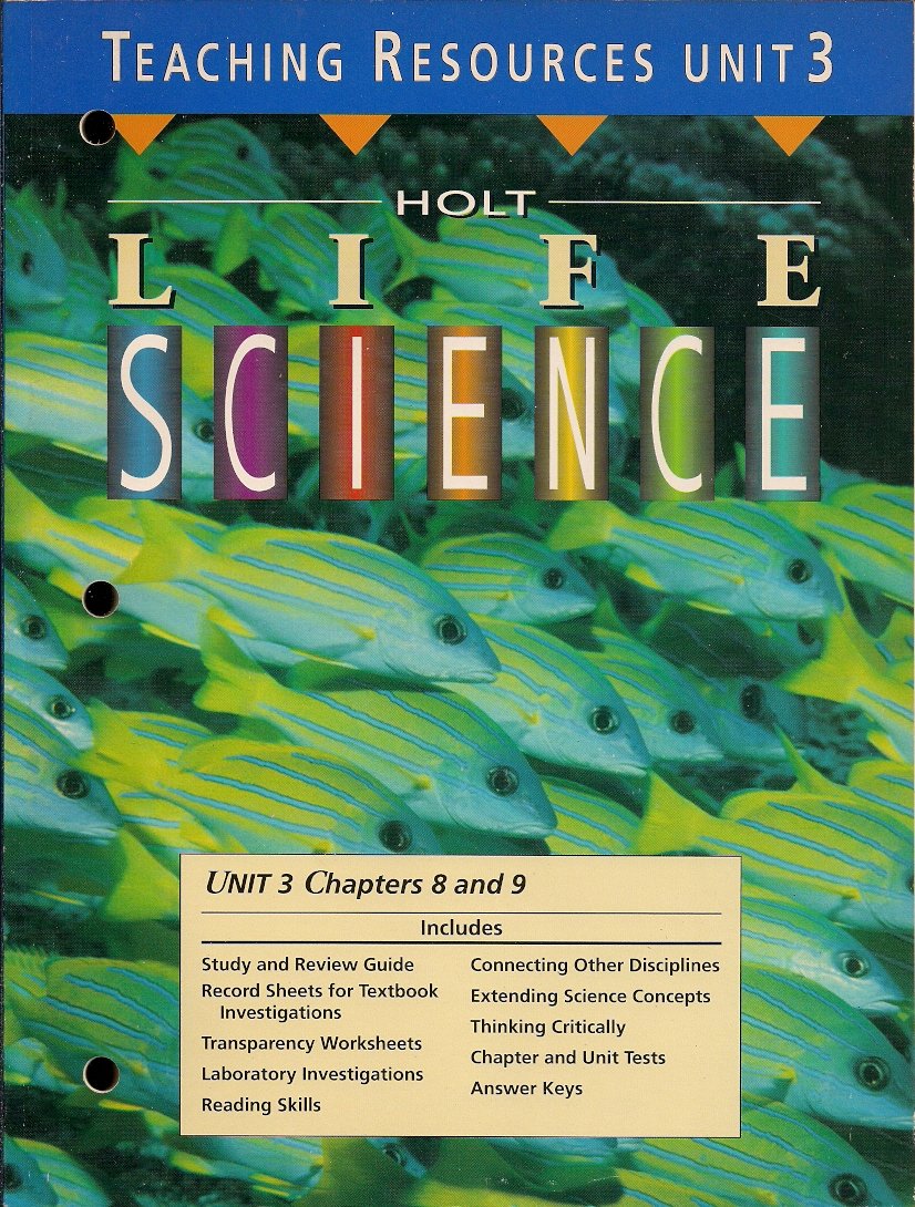 Holt Life Science - Teaching Resources - Unit 3 (Chapters 8 ...