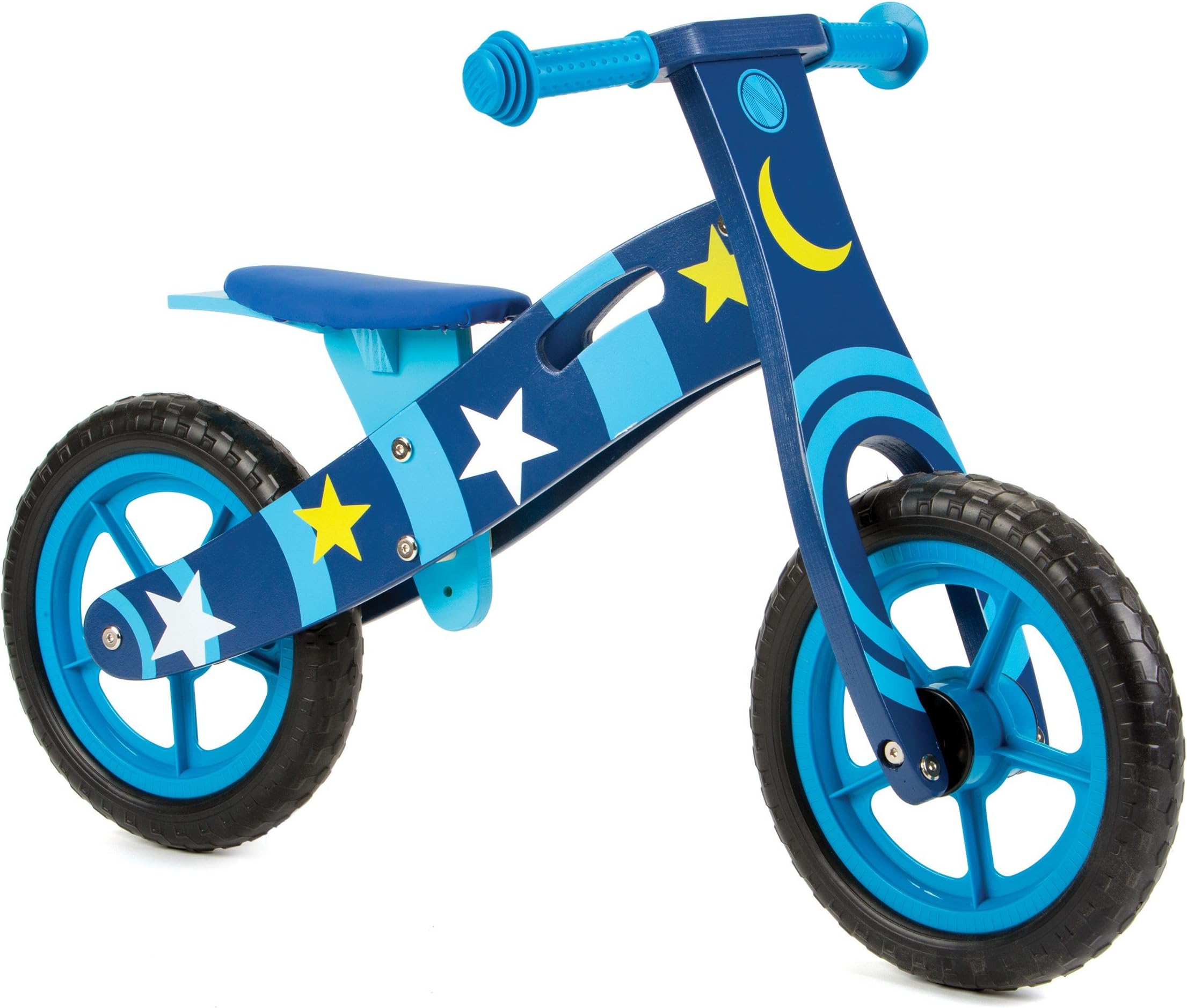 Nicko Wooden Balance Bikes Kids / Children's / Boy's / Girl's (Space)