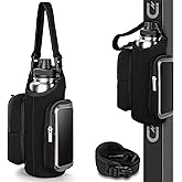 SoftSixant Magnetic Gym Bag,Water Bottle Carrier Holder,6 magnets, load-bearing capacity 3KG,Mobile phone storage, touch screen, mobile phone holder,Fitness Keys, bracelets,Storage Bags