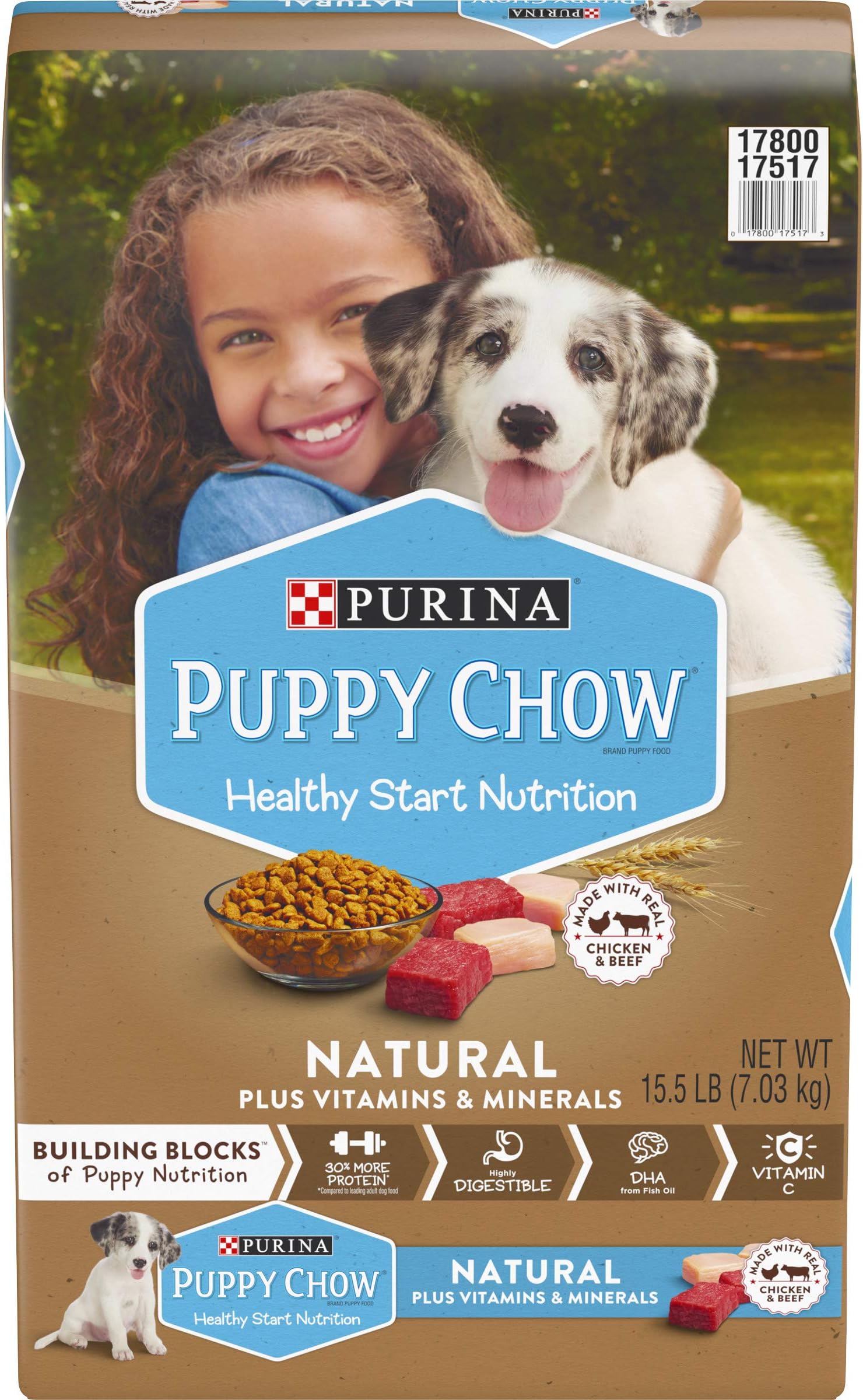 Purina Puppy Chow Natural With Farm-Raised Chicken Dry Puppy Food